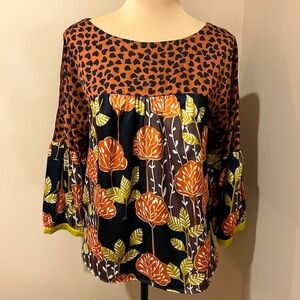 Uncle Frank Mixed Print Boho, earth, tones, size small